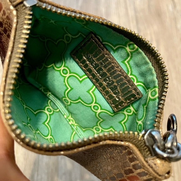 Stella & Dot Bronze Zipper Coin Purse - Picture 2 of 5